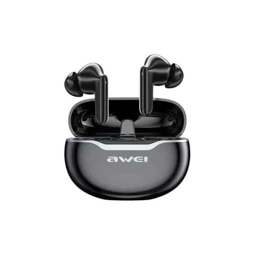 AWEI Bluetooth 5.3 T50 ENC+ fejhallgató dokkoló állomás fekete