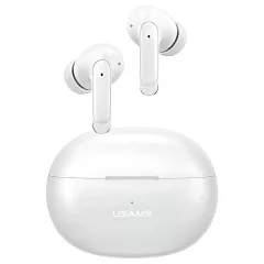   USAMS Bluetooth 5.3 vezeték nélküli fejhallgató TWSX-Don Series Dual mic ENC fehér/fehér BHUXD02