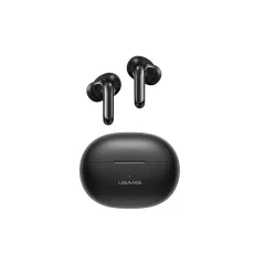   USAMS Bluetooth 5.3 fejhallgató TWSX-Don Series Dual mic ENC vezeték nélküli fekete BHUXD01