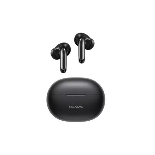 USAMS Bluetooth 5.3 fejhallgató TWSX-Don Series Dual mic ENC vezeték nélküli fekete BHUXD01