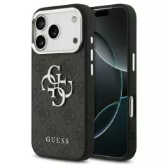   Tok Guess 4G Big 4G Classic Logo iPhone 17 Pro Max készülékhez fekete, ezüst