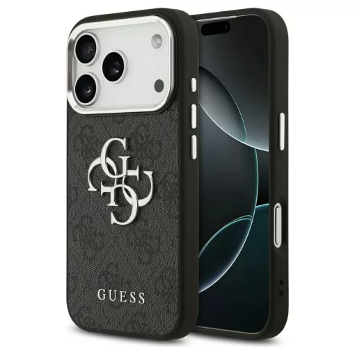 Tok Guess 4G Big 4G Classic Logo iPhone 17 Pro Max készülékhez fekete, ezüst