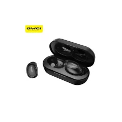   AWEI Bluetooth 5.0 T16 TWS fülhallgató + dokkoló állomás fekete