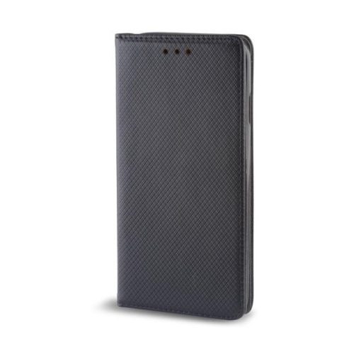 Smart magnet Xiaomi Redmi Note 5A oldalra nyíló mágneses könyv tok szilikon belsővel fekete