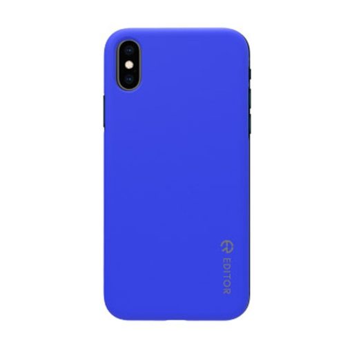 Editor Color fit Samsung J405 Galaxy J4 Plus (2018) kék szilikon tok csomagolásban