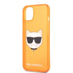   Karl Lagerfeld TPU Choupette Apple iPhone 13 Mini (5.4) hátlapvédő tok Fluo Orange (KLHCP13SCHTRO