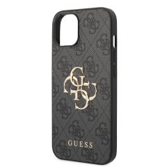   Guess Apple iPhone 14 Plus (6.7) Metal Logo hátlapvédő tok szürke (GUHCP14M4GMGGR)