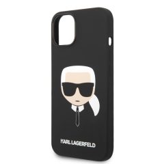   Karl Lagerfeld MagSafe Karl and Choupette Apple iPhone 14 Plus (6.7) hátlapvédő tok fekete (KLHMP