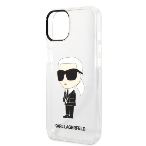 Karl Lagerfeld IML Ikonik NFT Apple iPhone 14 Plus (6.7) hátlapvédő tok átlátszó (KLHCP14MHNIK