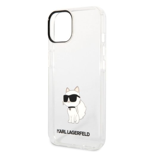 Karl Lagerfeld IML Choupette NFT Apple iPhone 14 Plus (6.7) hátlapvédő tok átlátszó (KLHCP14MH