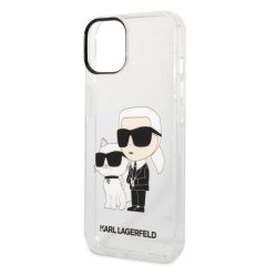   Karl Lagerfeld IML Glitter Karl and Choupette NFT Apple iPhone 14 Plus (6.7) hátlapvédő tok átl?