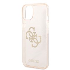   Guess Apple iPhone 14 Plus (6.7) Big 4G Full Glitter hátlapvédő tok arany (GUHCP14MPCUGL4GGO)