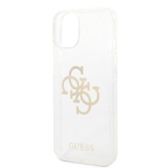   Guess Apple iPhone 14 Plus (6.7) Big 4G Full Glitter hátlapvédő tok átlátszó (GUHCP14MPCUGL4GT