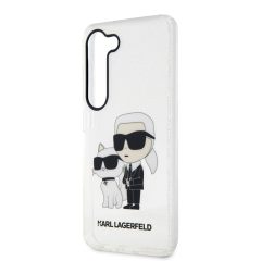   Karl Lagerfeld IML Glitter Karl and Choupette Samsung S916 Galaxy S23 Plus (2023) hátlapvédő tok 
