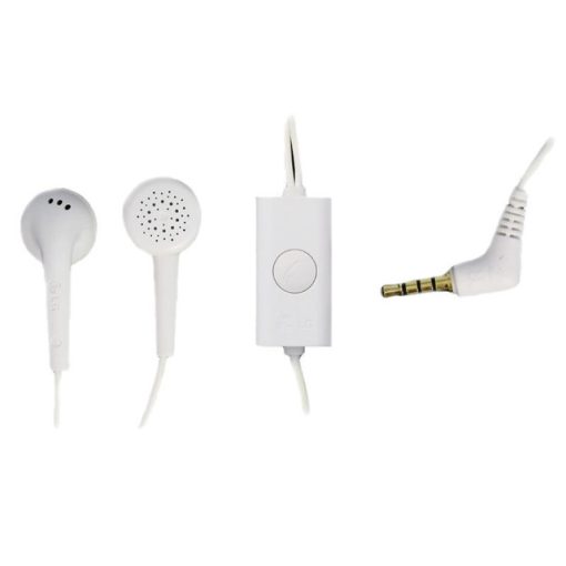 LG SGEY0003749 gyári 3,5mm jack sztereo headset fehér