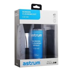   Astrum CS140 3 in 1 LCD kijelző tisztító szett, 100ml folyadék | kendő | ecset 