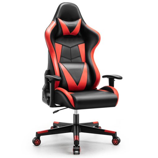 Astrum eSPORT állítható gamer szék, behúzható lábtartó, állítható kartámasz, kényelmes 