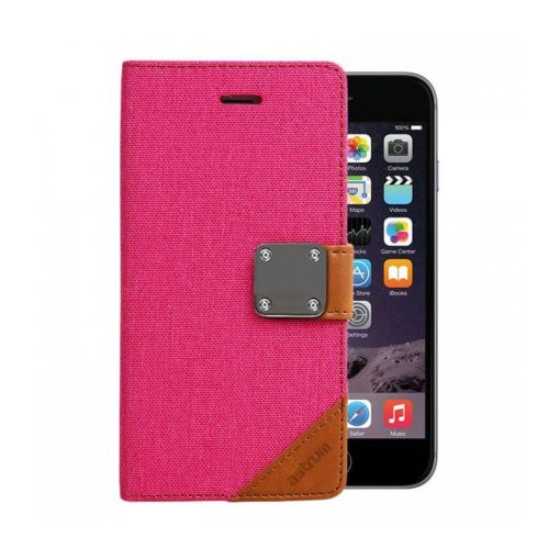 Astrum MC620 MATTE BOOK mágneszáras Apple iPhone 6 Plus / 6S Plus könyvtok pink