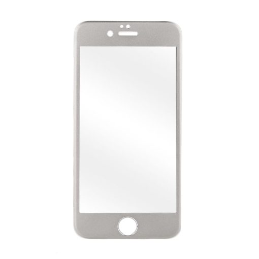 Astrum PG370 Apple iPhone 6 Plus / 6S Plus fémkeretes üvegfólia ezüst 9H 0.33MM (csak a sík fel