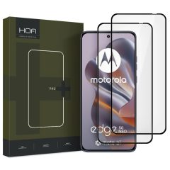   HofI Glass Pro+ 2-PACK üvegfólia Motorola Edge 50 Neo / 60 Neo készülékhez fekete