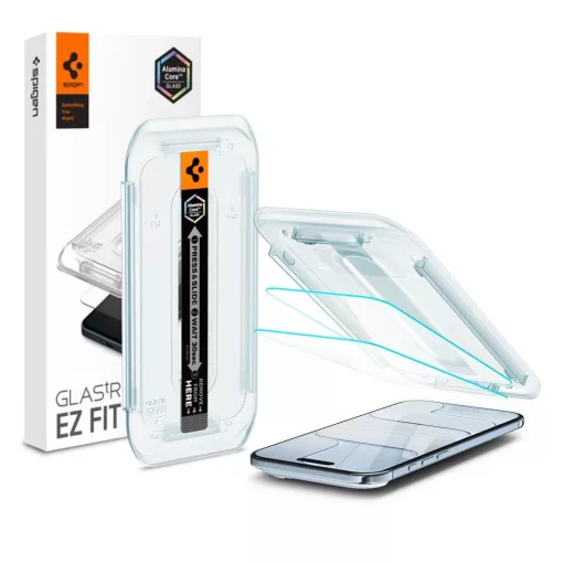 Megerősített védőüveg Spigen Glas.TR "EZ FIT" 2-PACK iPhone Air Clear készülékhez