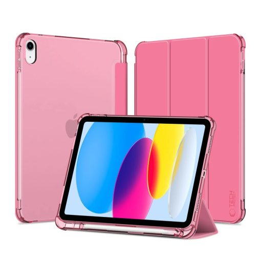TECH-PROTECT SC PEN HYBRID iPad 10.9” 10/2022 / 11” 11/2025 készülékhez Kristály magenta