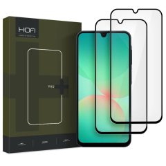   HOFI GLASS PRO+ védőüveg 2-PACK, Samsung Galaxy A16 4G/5G, Galaxy A26 5G, Galaxy A17 4G/5G készülékhez fekete