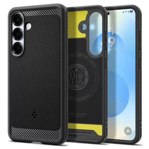 SPIGEN RUGGED ARMOR MAG MAGSAFE Galaxy S25 készülékhez tok matt fekete