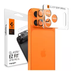   Spigen Optik Pro XL GLAS.TR "EZ FIT" kamera üvegfólia iPhone 17 Pro készülékhez narancssárga
