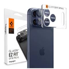   SPIGEN OPTIK PRO XL Glas.Tr "EZ Fit" kameralencse-védő iPhone 17 Pro készülékhez kék
