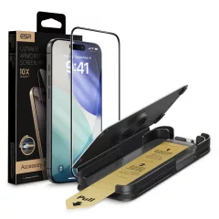   ESR Ultrafit Armorite Pro edzett üveg iPhone 17 Pro Max készülékhez fekete