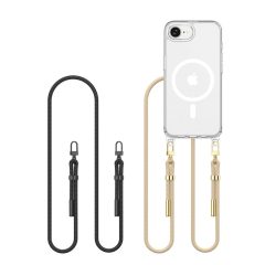   TECH-PROTECT FLEXAIR CHAIN MAGSAFE IPHONE 16e/17e készülékhez fekete & taupe