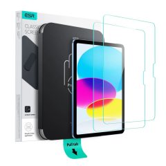   ESR Ultrafit edzett üveg kijelzővédő 2-PACK – iPad 10.9” (10/2022) és iPad 11” (11/2025) készülékhez, átlátszó
