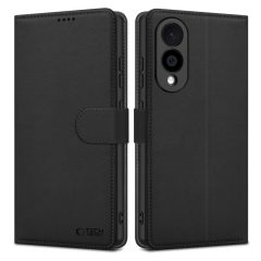   TECH-PROTECT wallet tok, Galaxy S25 Edge készülékhez, fekete