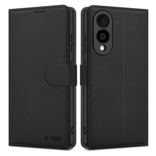 TECH-PROTECT wallet tok, Galaxy S25 Edge készülékhez, fekete
