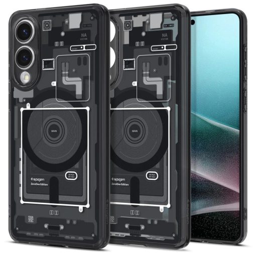 SPIGEN ULTRA HYBRID MAG MAGSAFE tok GALAXY S25 EDGE készülékhez ZERO ONE fekete