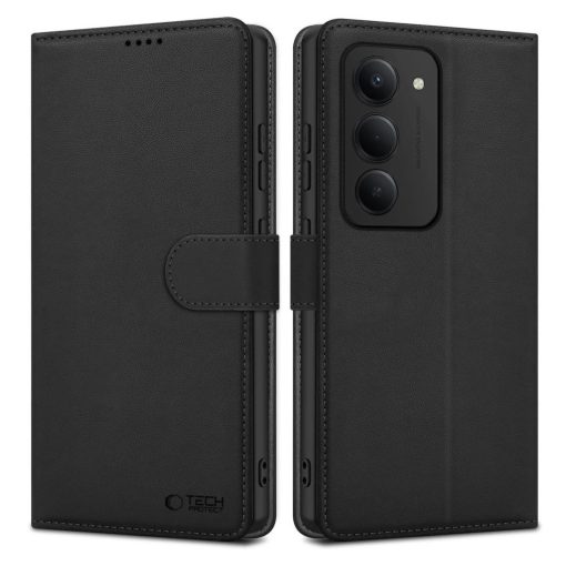 TECH-PROTECT WALLET pénztárcás tok XIAOMI REDMI 15 4G/5G készülékhez fekete