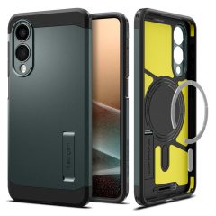   SPIGEN TOUGH ARMOR MAGSAFE tok – GALAXY S25 EDGE készülékhez – Abyss zöld