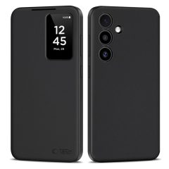   TECH-PROTECT Pénztárca tok Galaxy S25 FE készülékhez matt fekete