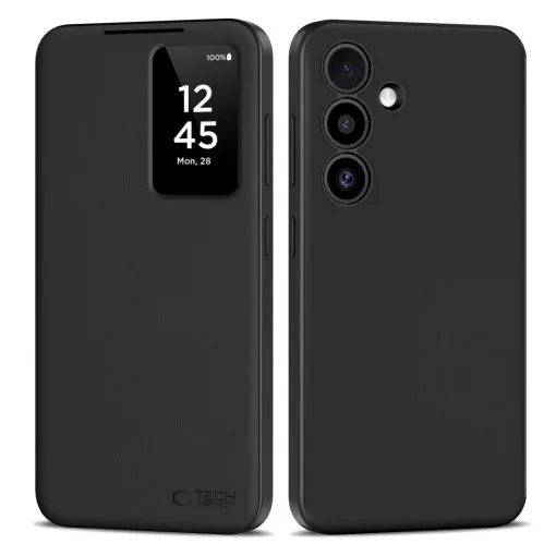 TECH-PROTECT Pénztárca tok Galaxy S25 FE készülékhez matt fekete