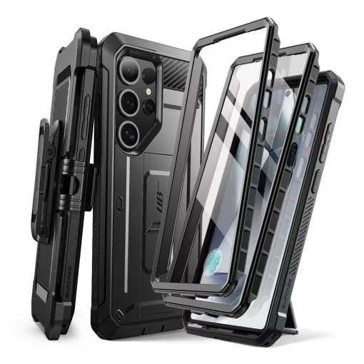 SUPCASE UNICORN BEETLE PRO 2-SET Galaxy S25 Ultra készülékhez tok fekete