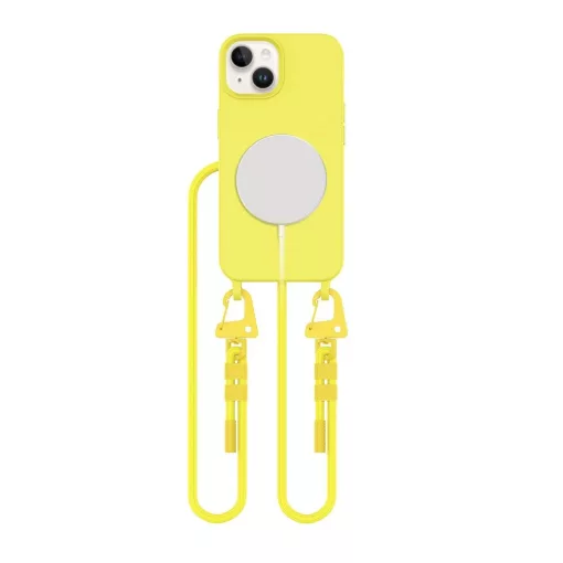 TECH-PROTECT MAGNECKLACE MAGSAFE iPhone 14 készülékhez kanári sárga