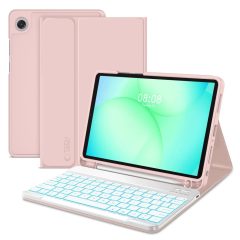   TECH-PROTECT SC PEN + KEYBOARD Samsung Galaxy Tab A9+ / A11+ Plus 11.0 (X210/X215/X216/X230/X235/X236) készülékhez rózsaszín