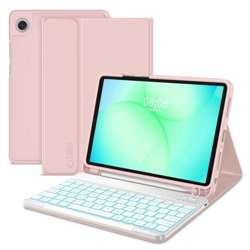 TECH-PROTECT SC PEN + KEYBOARD Samsung Galaxy Tab A9+ / A11+ Plus 11.0 (X210/X215/X216/X230/X235/X236) készülékhez rózsaszín