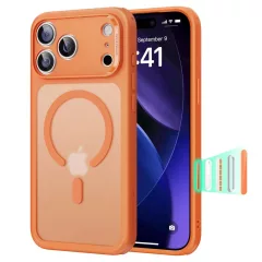   ESR Classic Hybrid Magsafe iPhone 17 Pro Max készülékhez tok – matított narancs