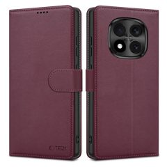   TECH-PROTECT pénztárca XIAOMI REDMI NOTE 15 PRO 5G készülékhez borvörös