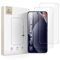   Hydrogel kijelzővédő TECH-PROTECT HYDROFLEX FIT+ 2-PACK XIAOMI REDMI NOTE 15 PRO+ PLUS 5G készülékhez átlátszó