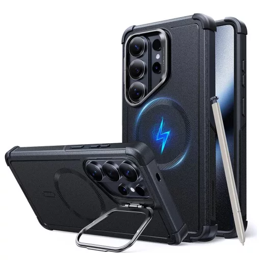 ESR CYBER TOUGH állvány MAGSAFE Samsung Galaxy S26 Ultra készülékhez fekete