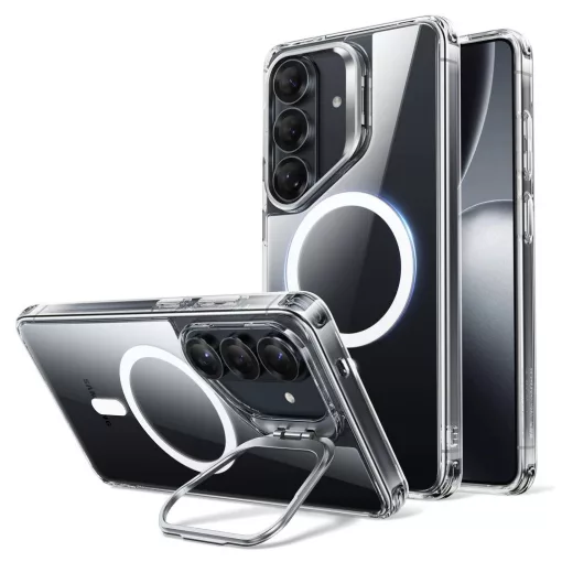 ESR Classic Hybrid kitámasztós MagSafe tok Galaxy S26 készülékhez átlátszó