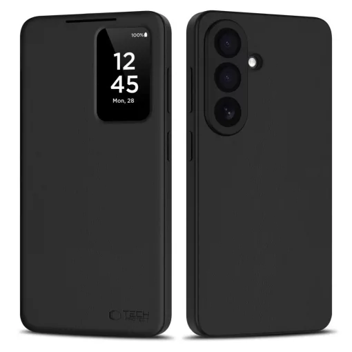 Tech-Protect Smart Wallet tok Samsung Galaxy S26 készülékhez matt fekete